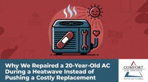 Why We Repaired a 20-Year-Old AC During a Heatwave Instead of Pushing a Costly Replacement &mdash; featured image